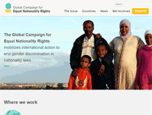 Tablet Screenshot of equalnationalityrights.org